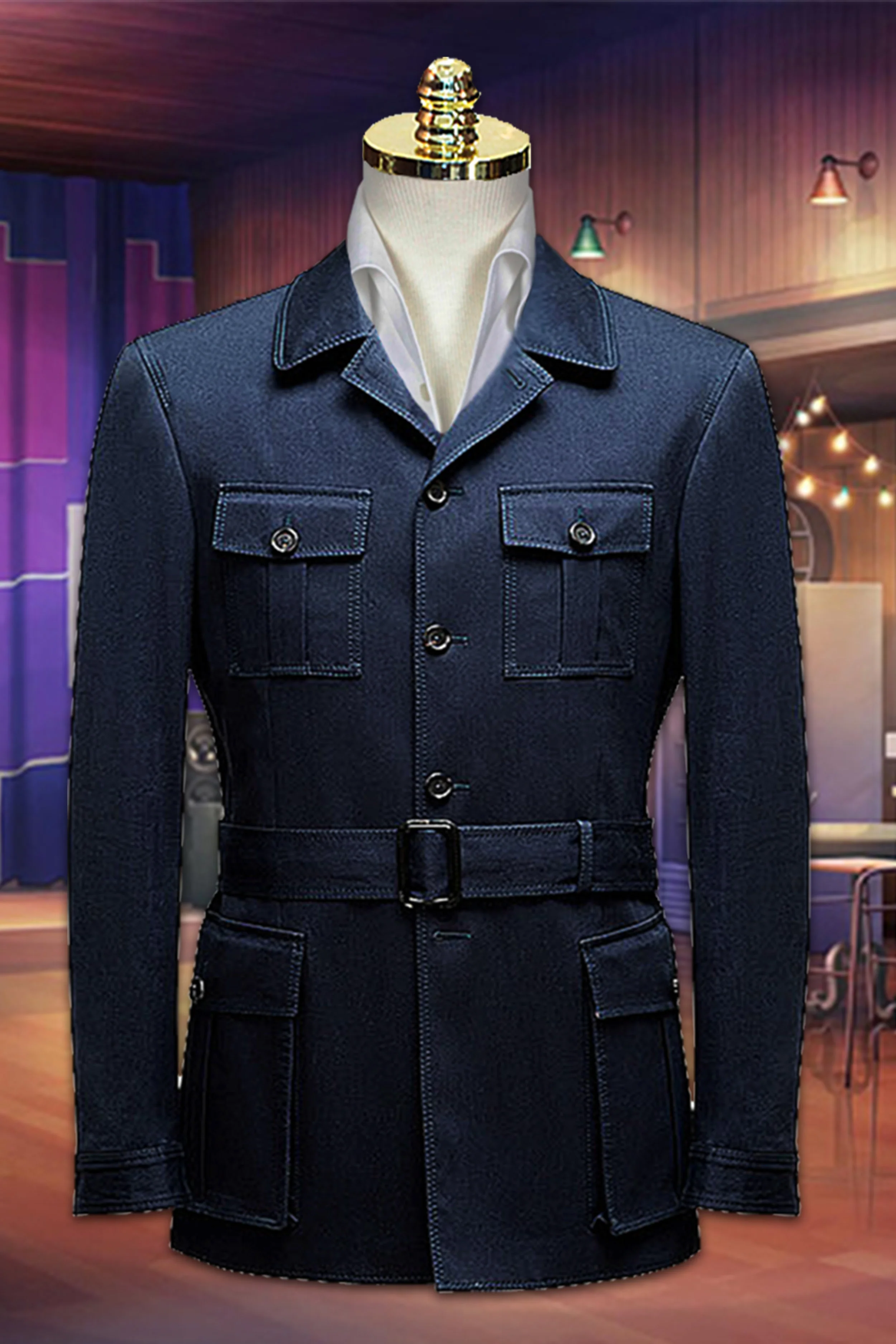 Made Suits Sartorial Tailor Tailored Made Safari Jacket Bespoke Safari Jacket Safari Jacket